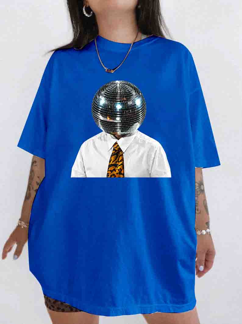 Disco Ball Head HS Together Together Tour Tee