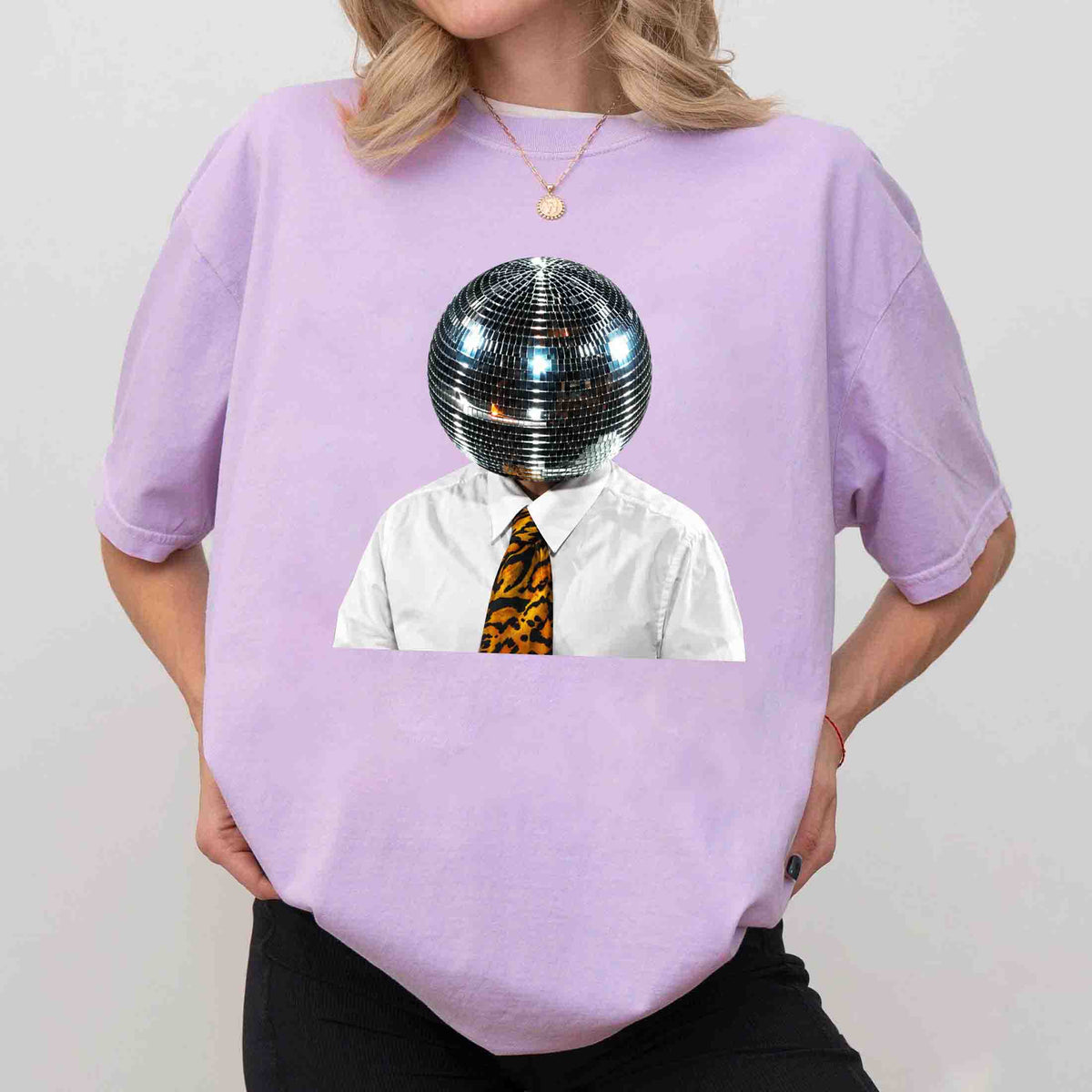 Disco Ball Head HS Together Together Tour Tee