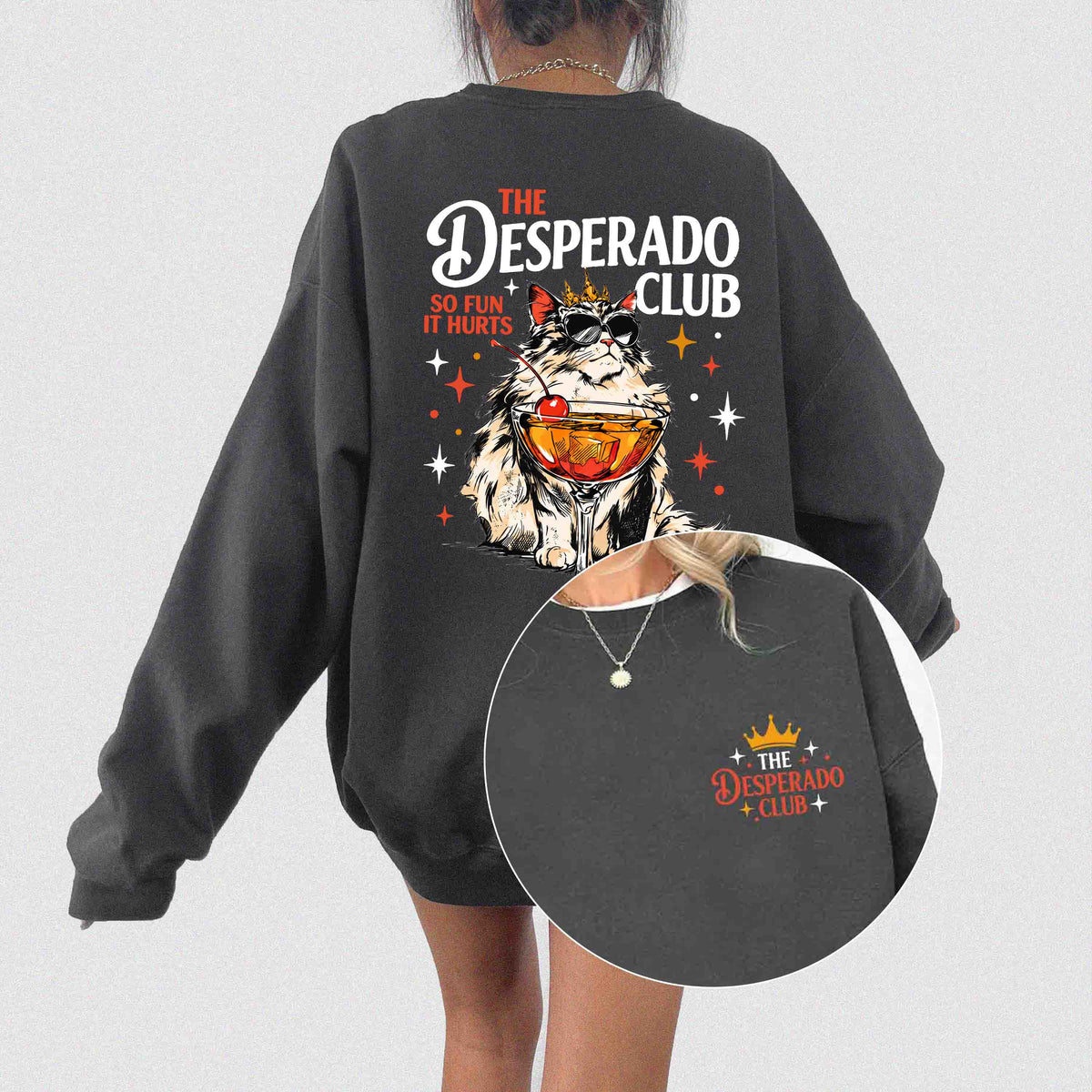 Retro Princess Donut The Desperado Club Crewneck