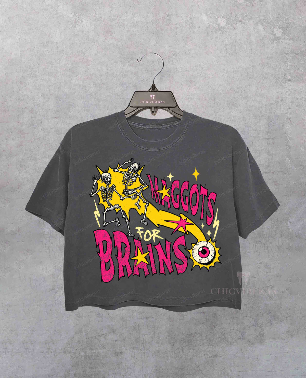 Maggots for Brains Unraveled Tour 2026 OR Crop Shirt