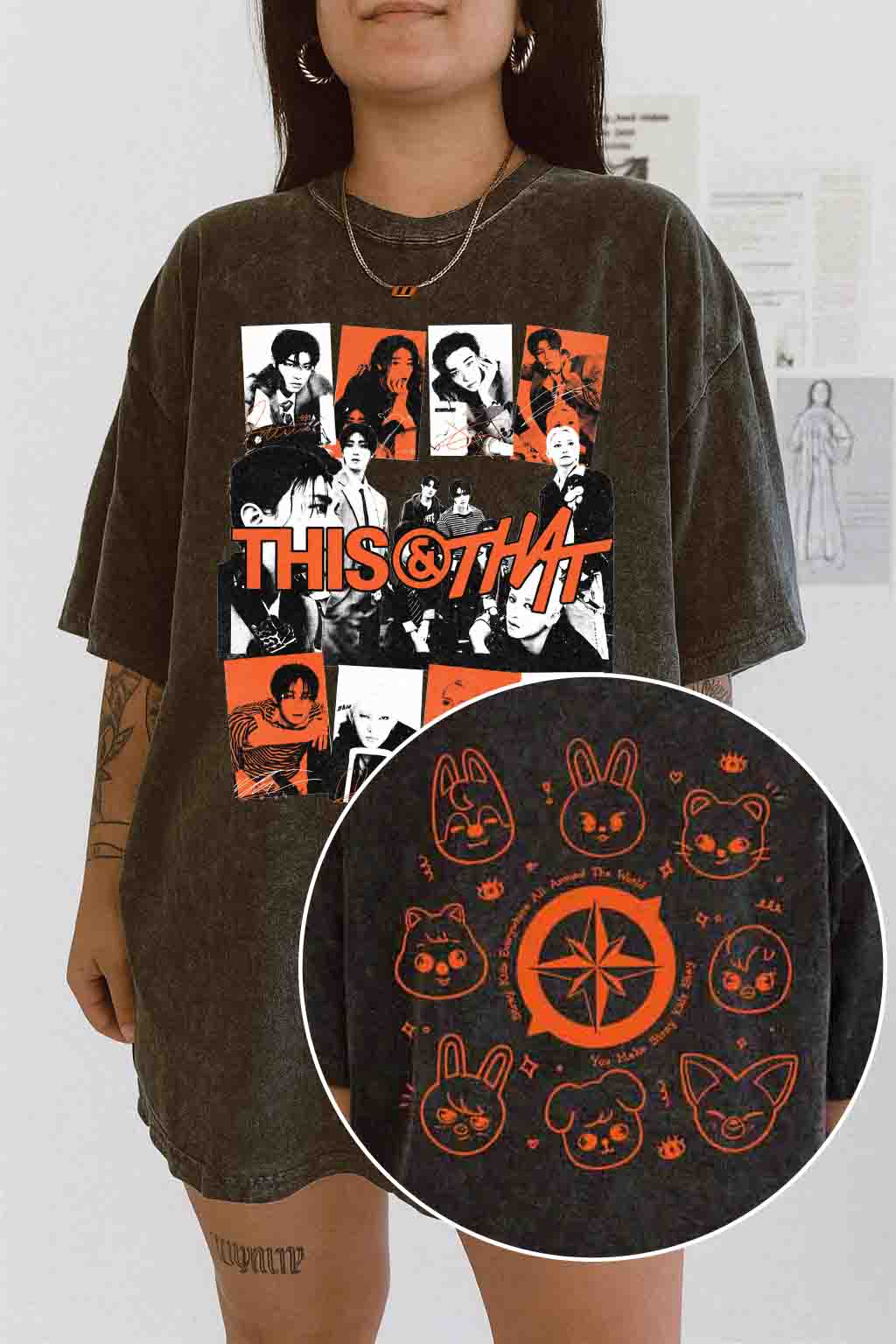 Stray Kids This & That Skzoo Retro Tee