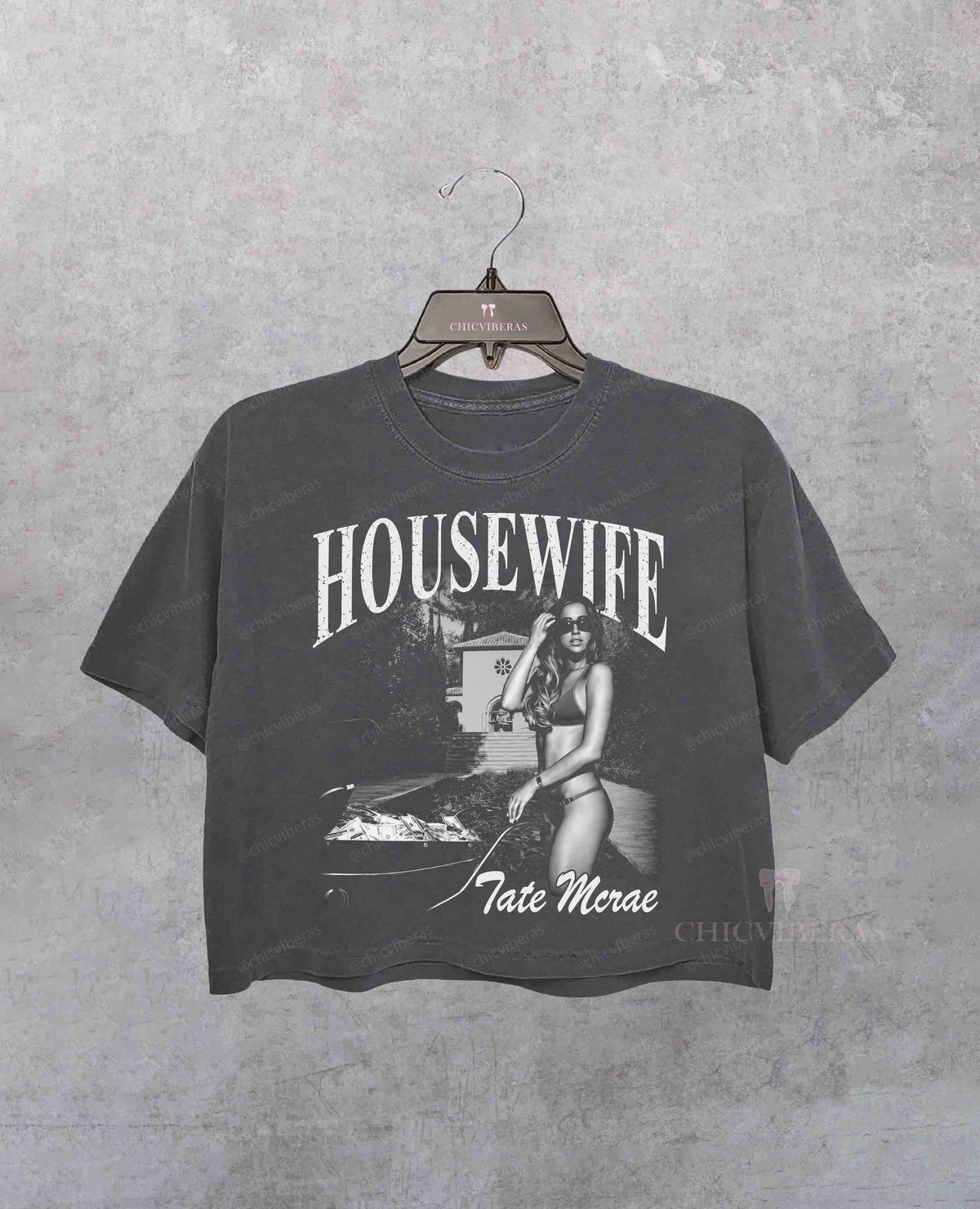 Tate McRae Housewife Crop Shirt