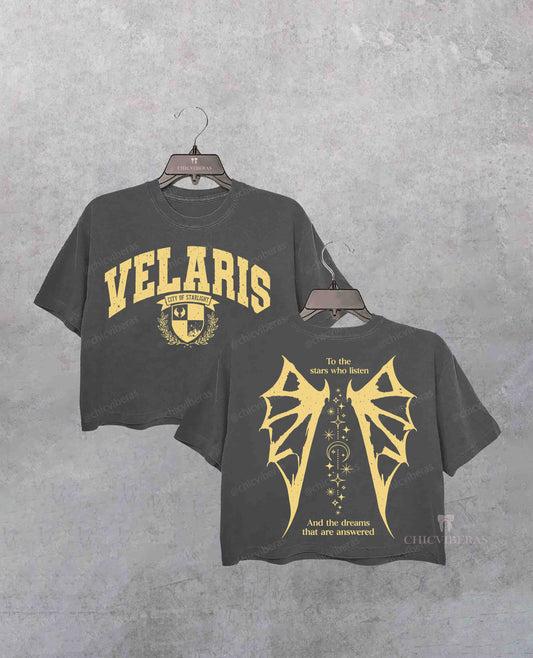 Velaris City of Starlight To the Stars Who Listen Crop Shirt