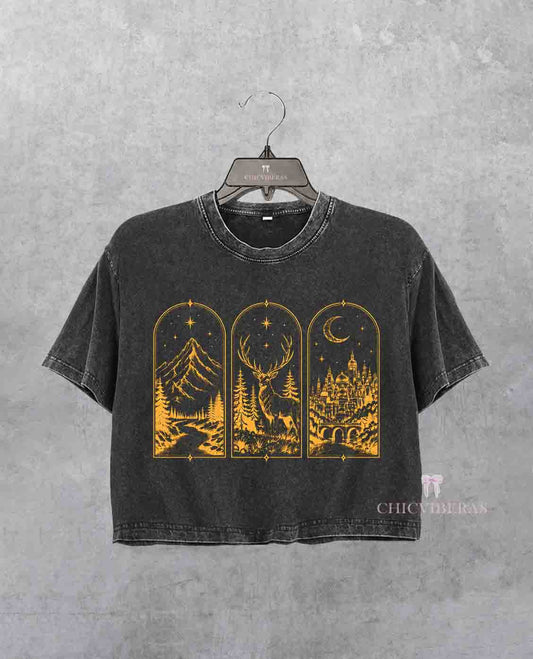 ACOTAR SJM Books Crop Shirt