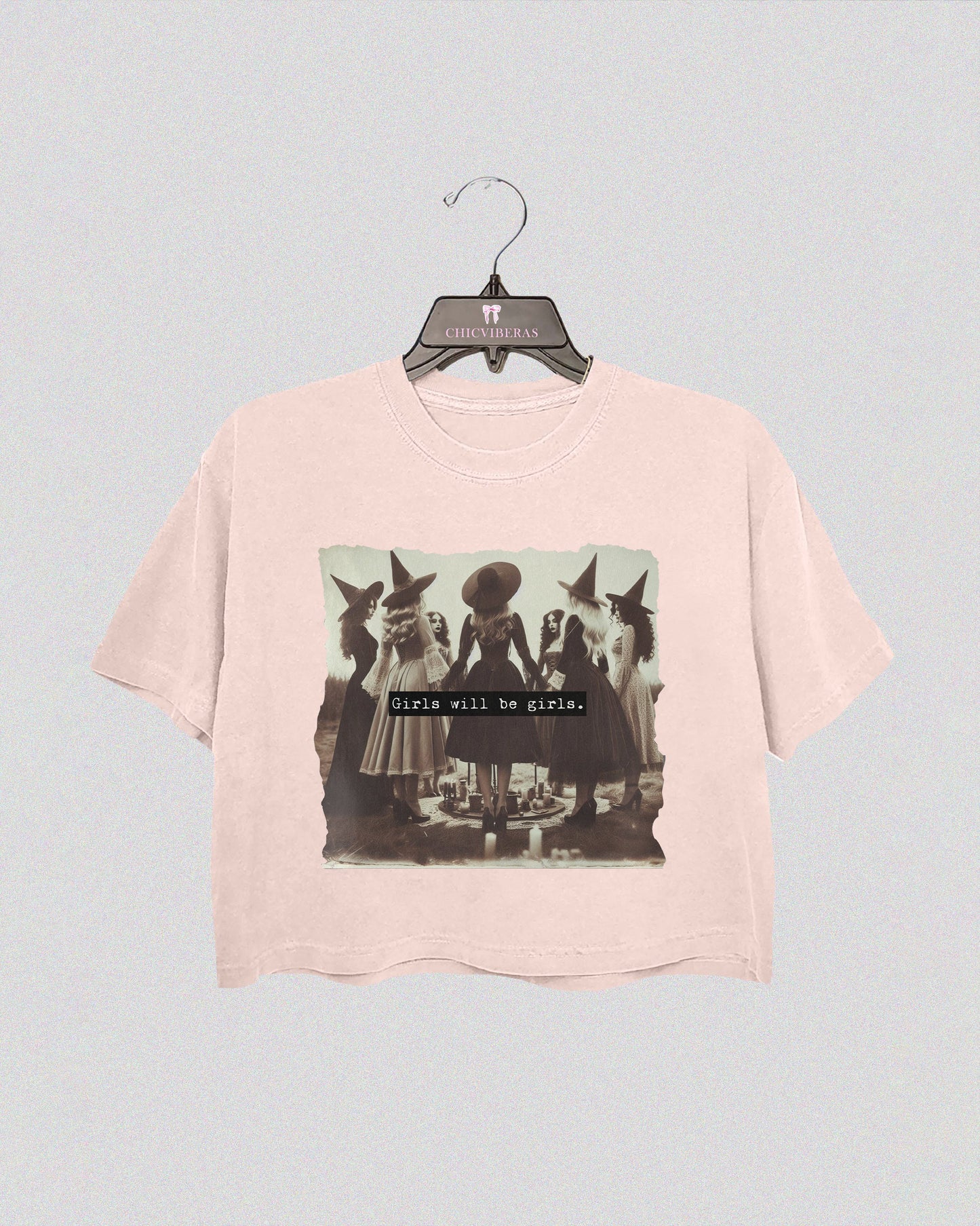 Girls Will Be Girls Witch Faeries Crop Shirt