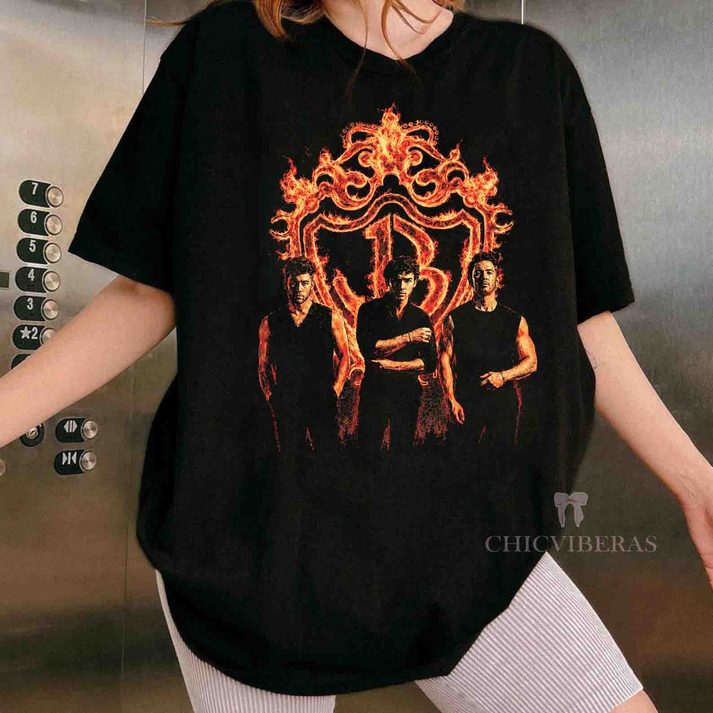 Jonas Brothers Burning Up Tour 2026 Tee