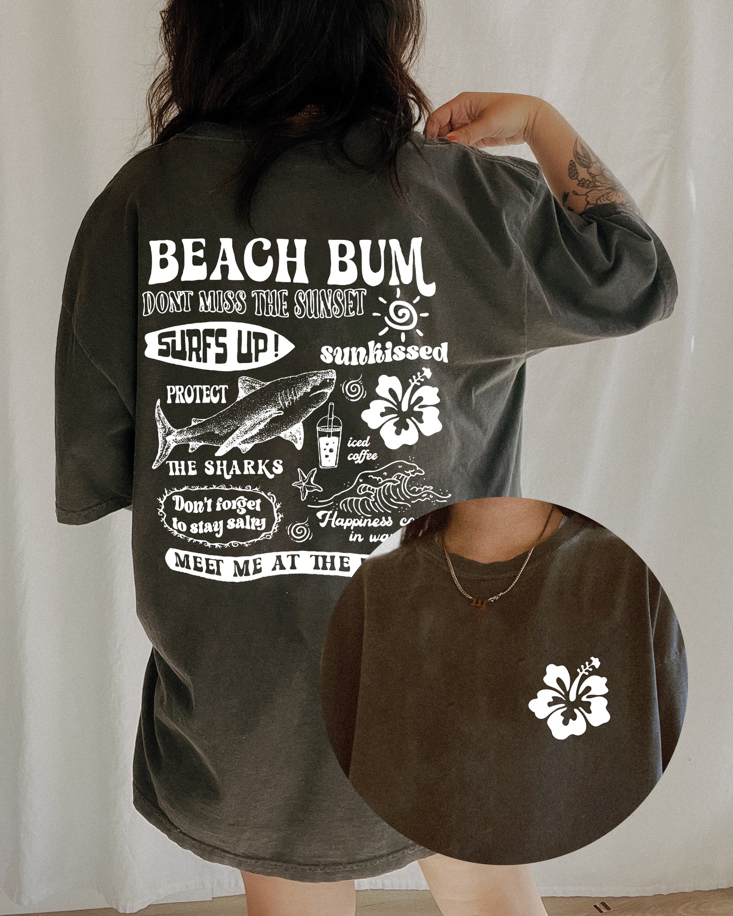 Beach Bum Preppy Tee