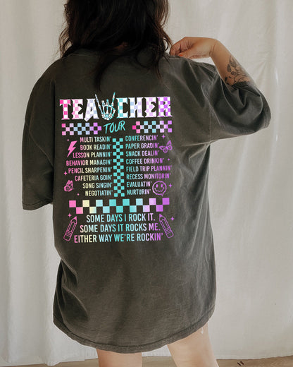 Retro Teacher Tour Tee