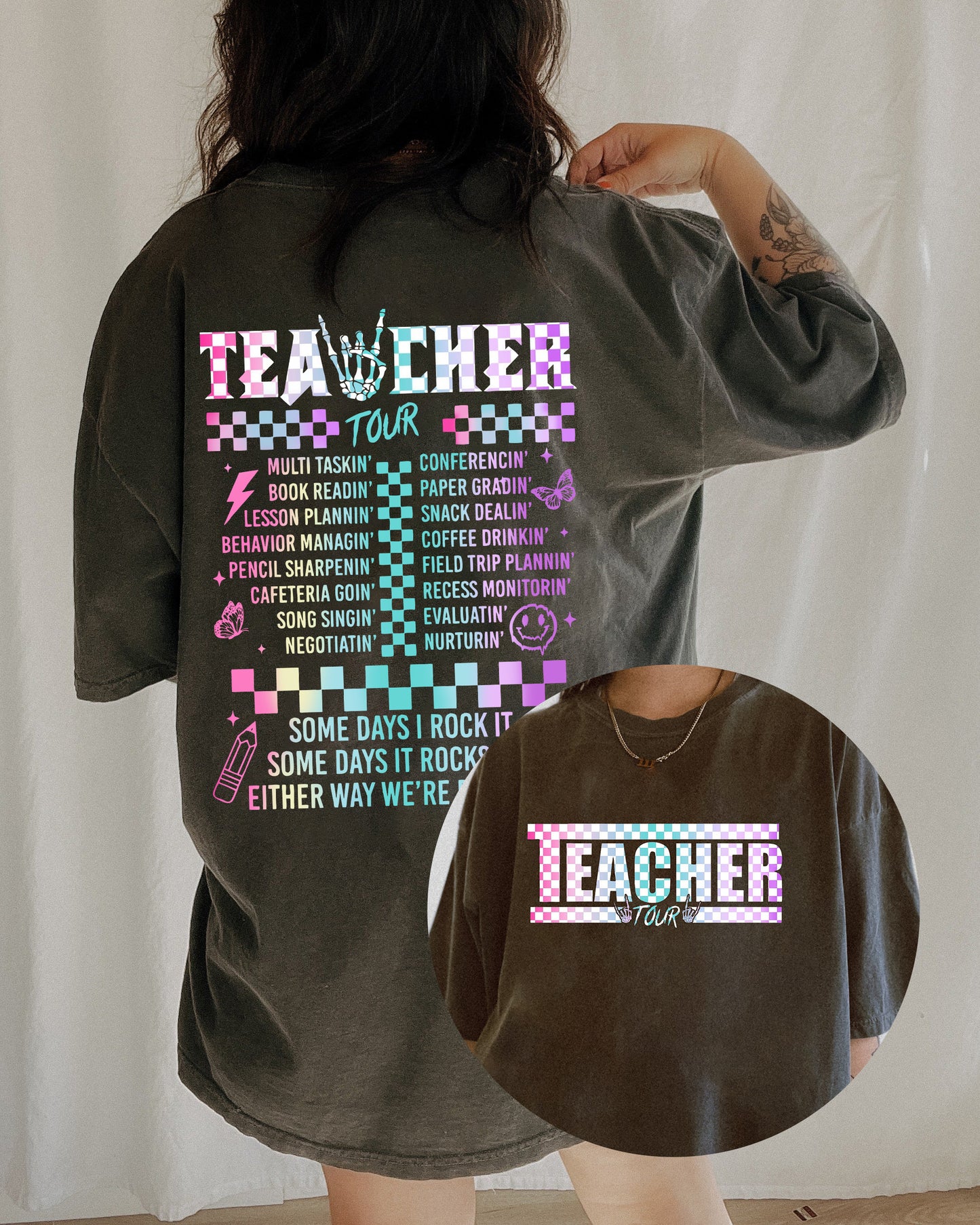 Retro Teacher Tour Tee