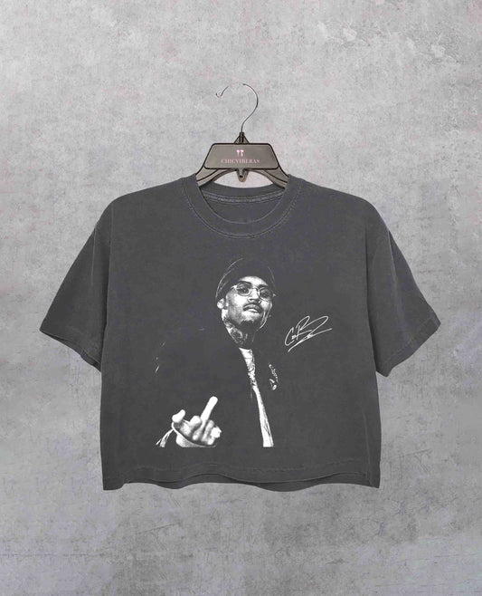 Chris Brown 11 11 Funny Crop Shirt/Tee