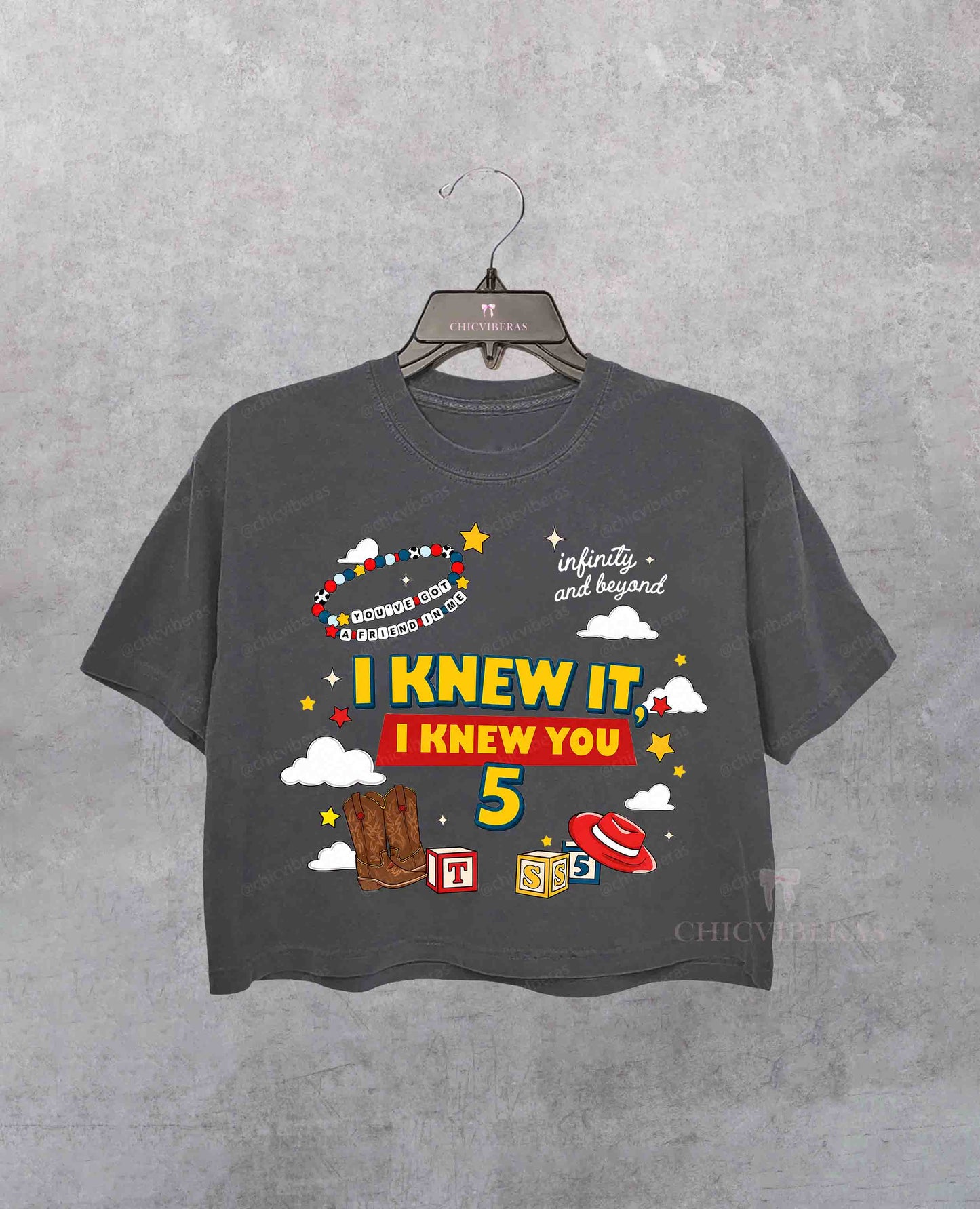 I Knew It, I Knew You TSwift Crop Shirt