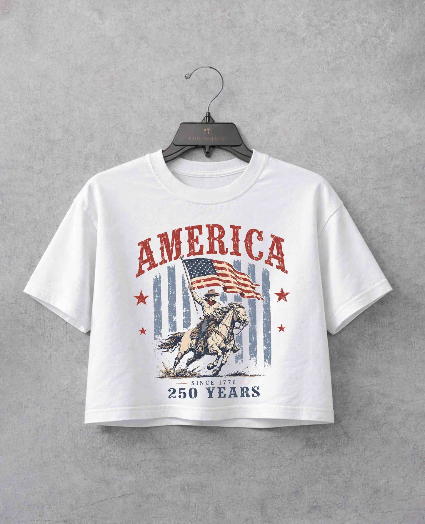 America 250th Anniversary Crop Shirt