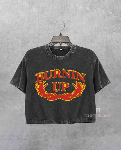 Burnin Up Jonas Brothers Crop Shirt