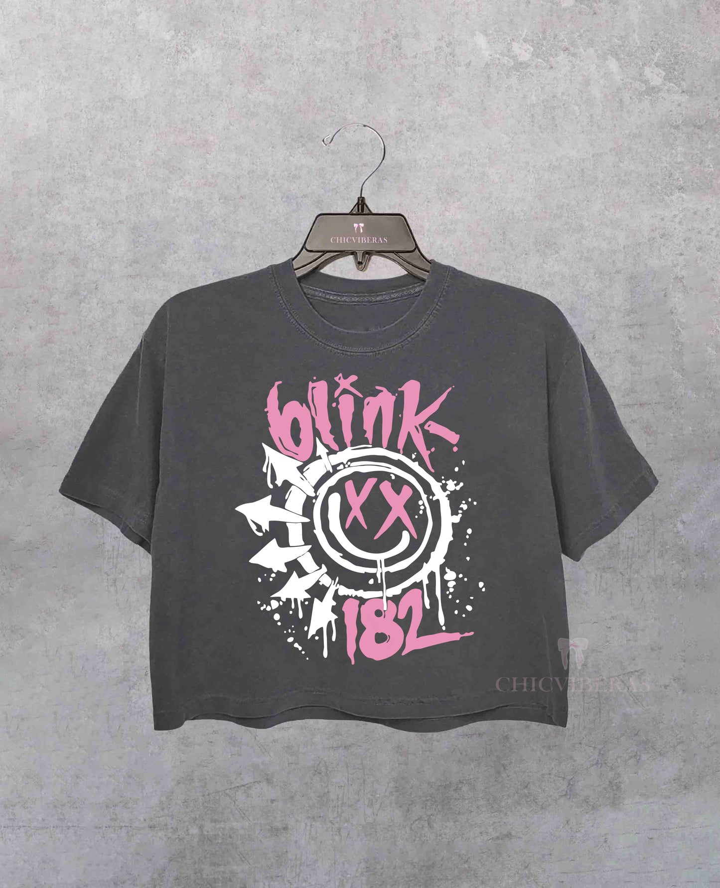 Blink 182 Smile Crop Shirt