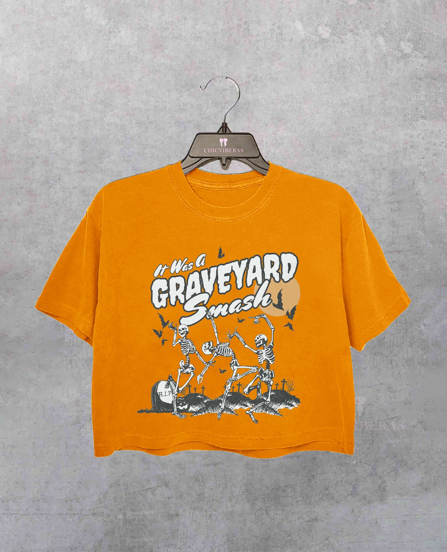 Spooky Season Graveyard Smash Crop Shirt