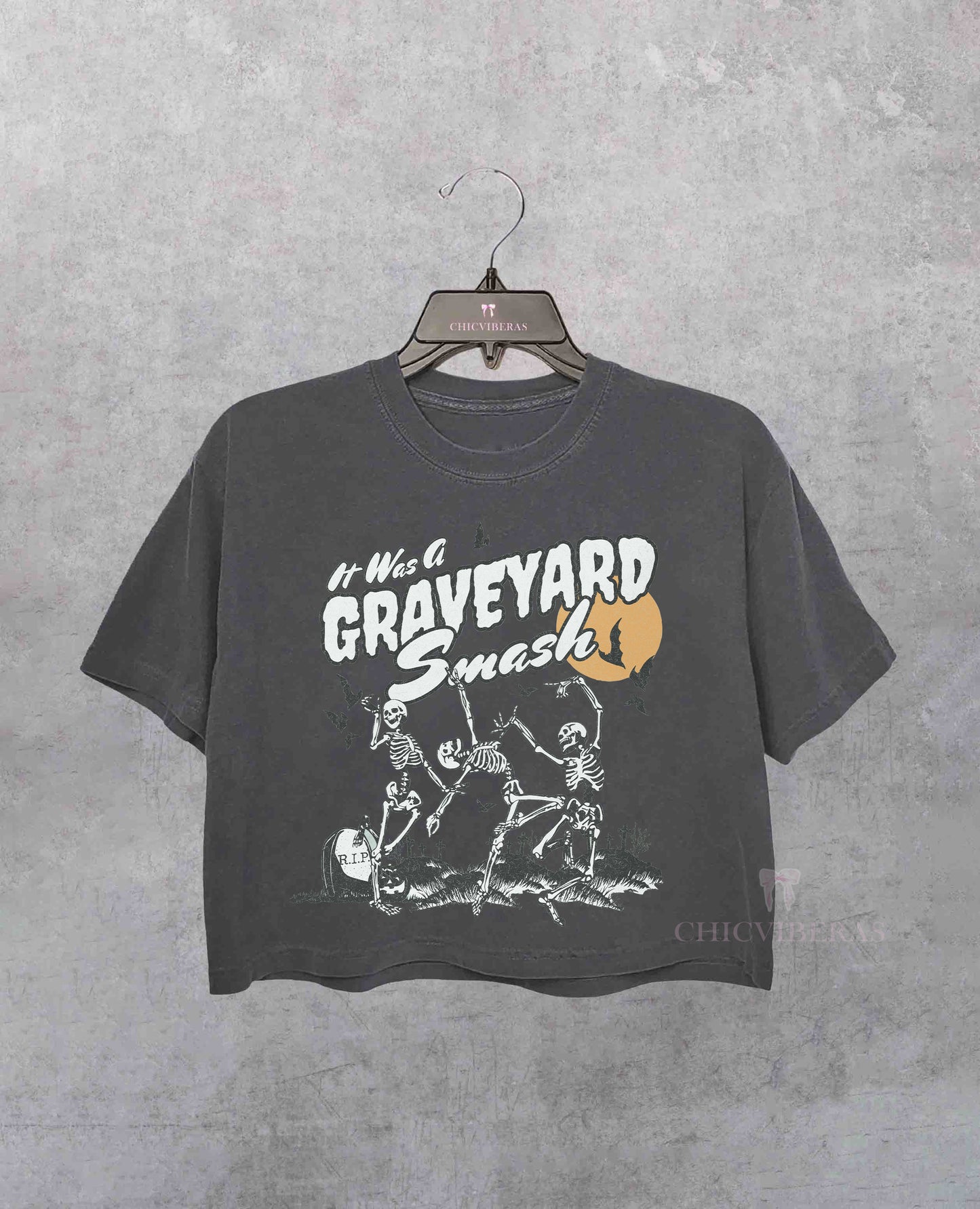 Spooky Season Graveyard Smash Crop Shirt