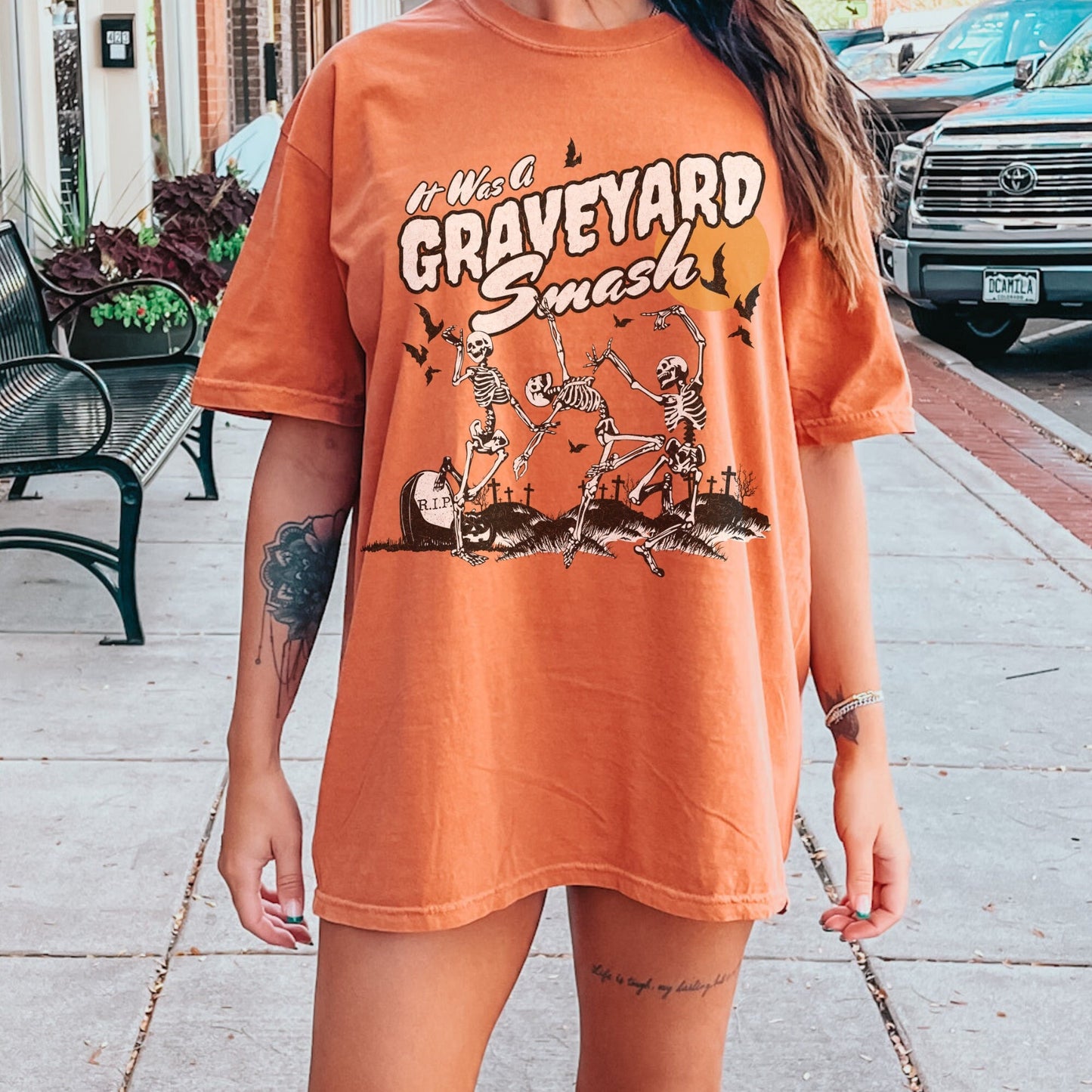 Spooky Season Graveyard Smash Tee