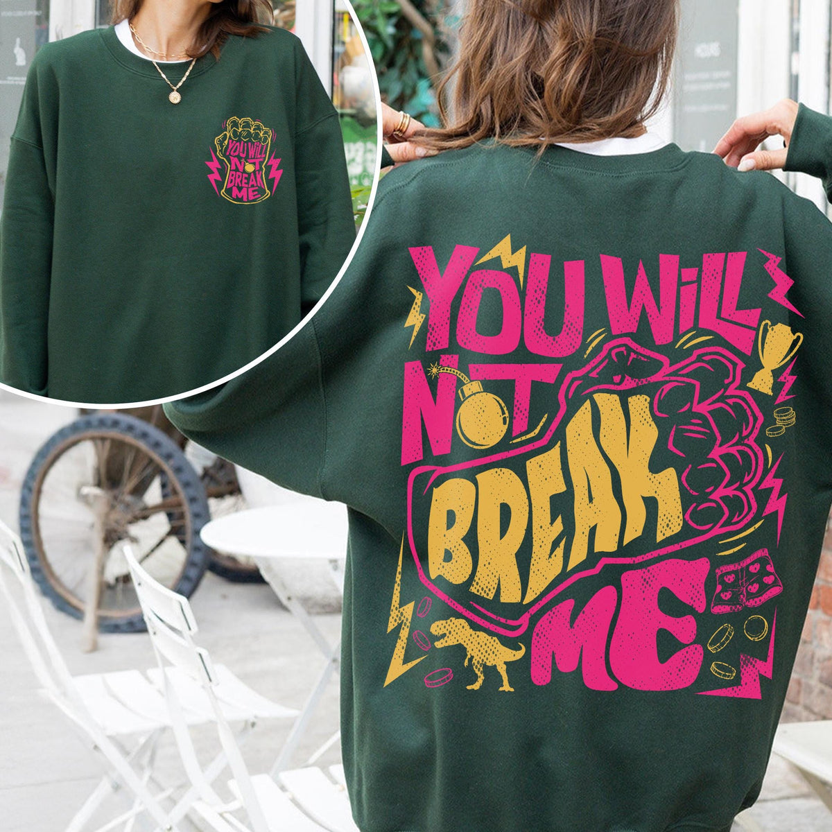 Dungeon Crawler Carl You Will Not Break Me Crewneck