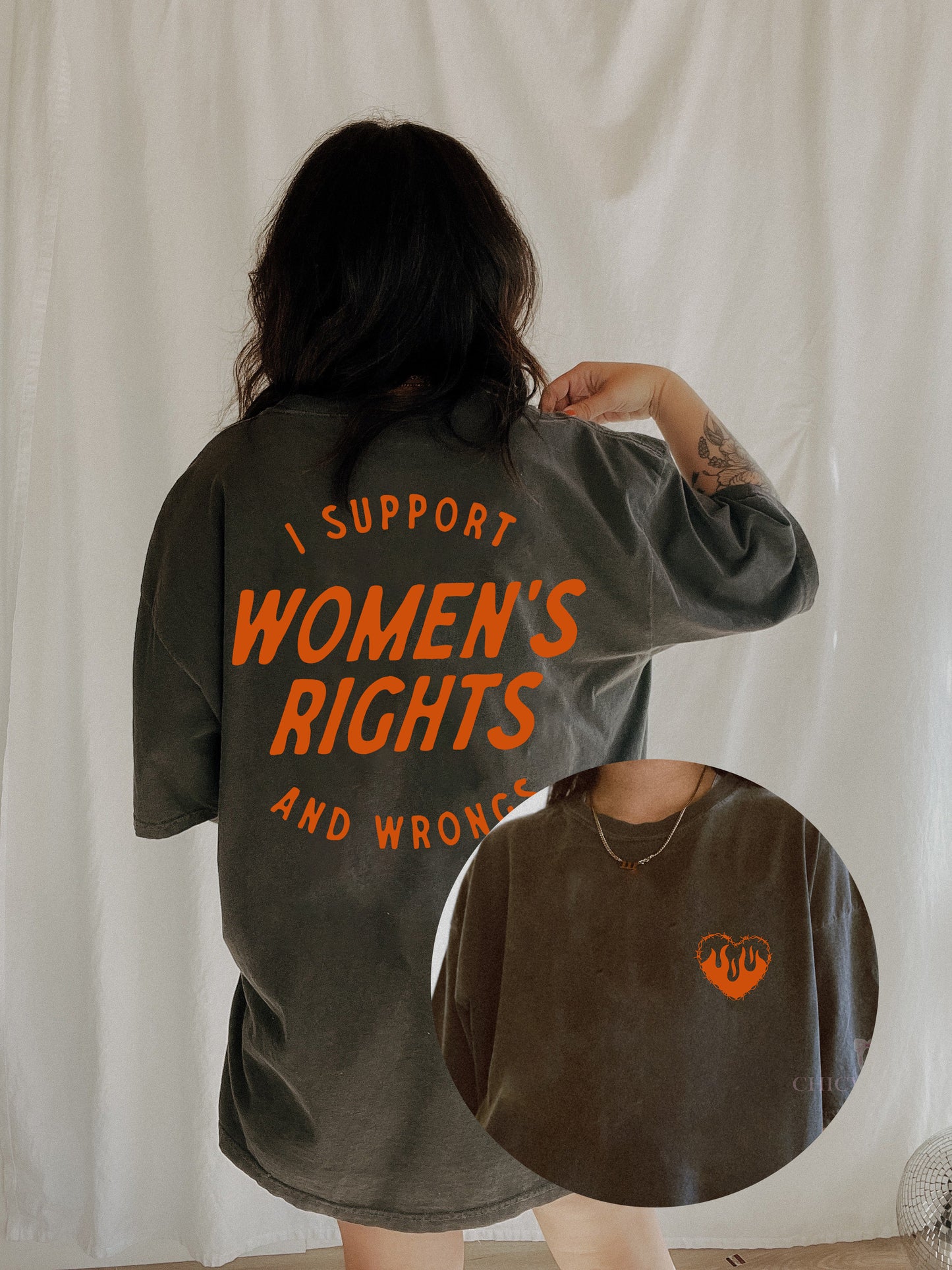 I Support Womens Rights And Wrongs Tee