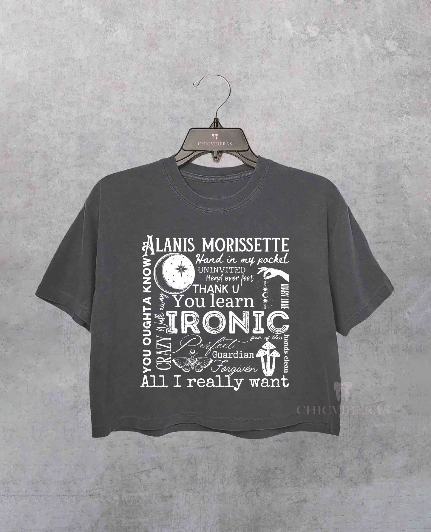 Alanis Morissette The Triple Moon Tour 2024 Crop Shirt