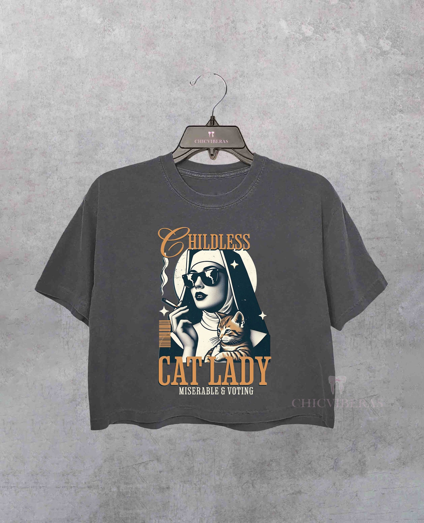 Childless Cat Lady Crop Shirt