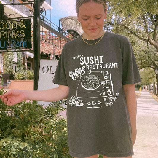 Music For Sushi Restuarant Tee