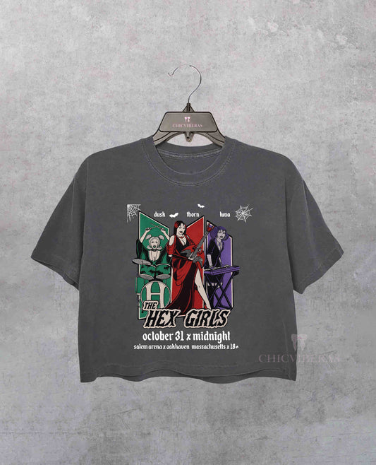 Hex Girls Rock Band Crop Shirt