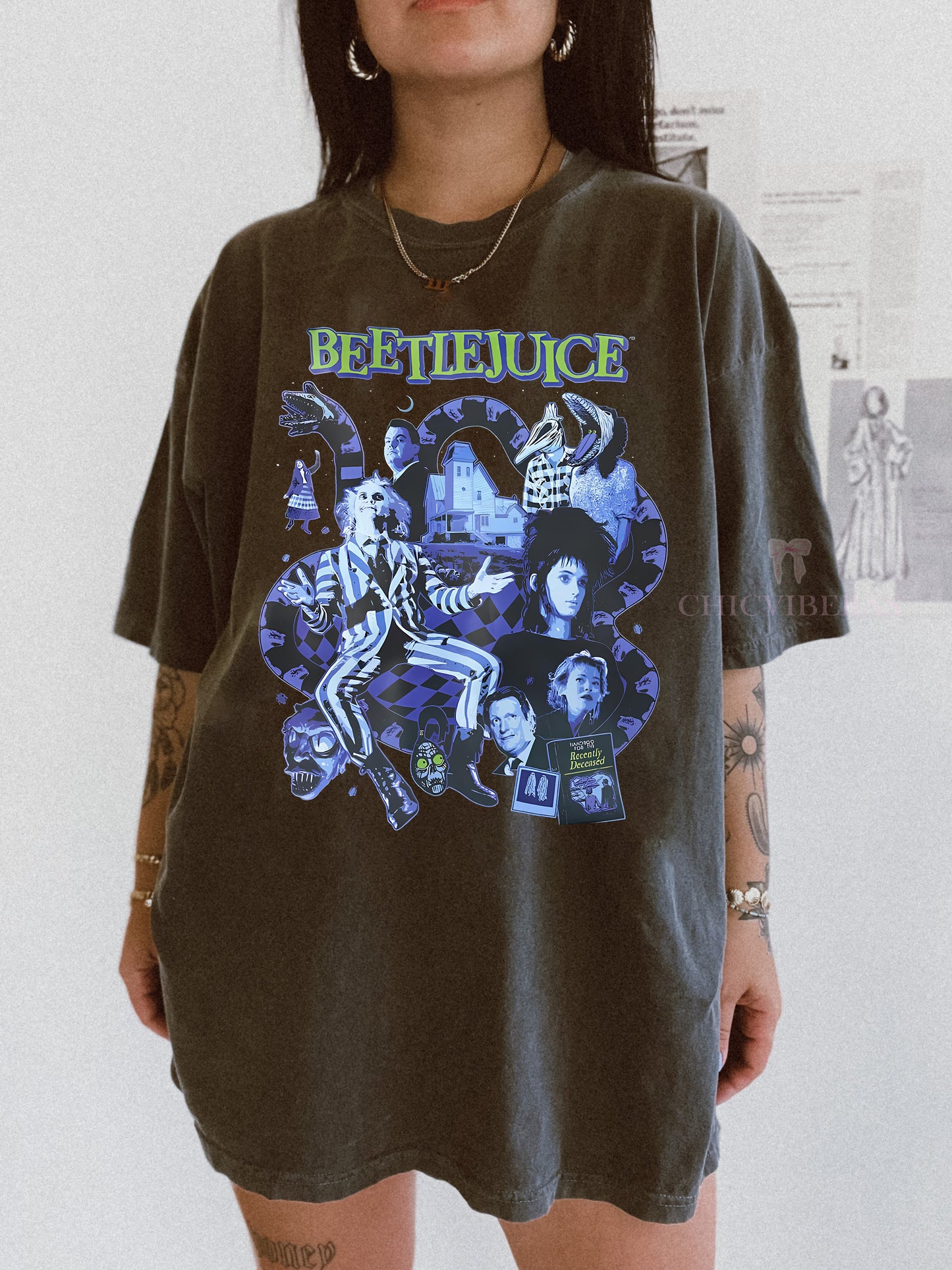 Beetlejuice 1988 Horror Movie Tee