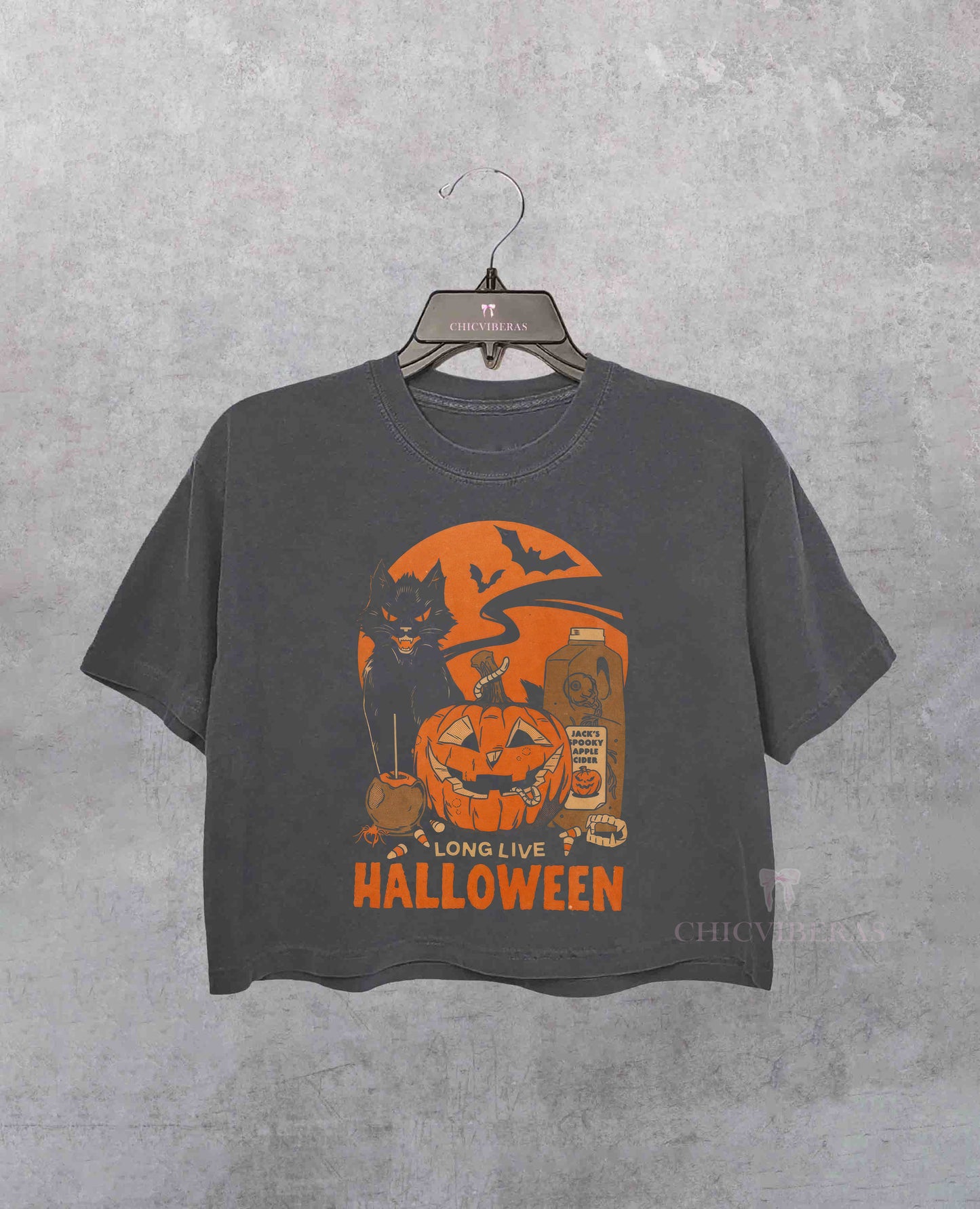 Long Live Halloween Crop Shirt