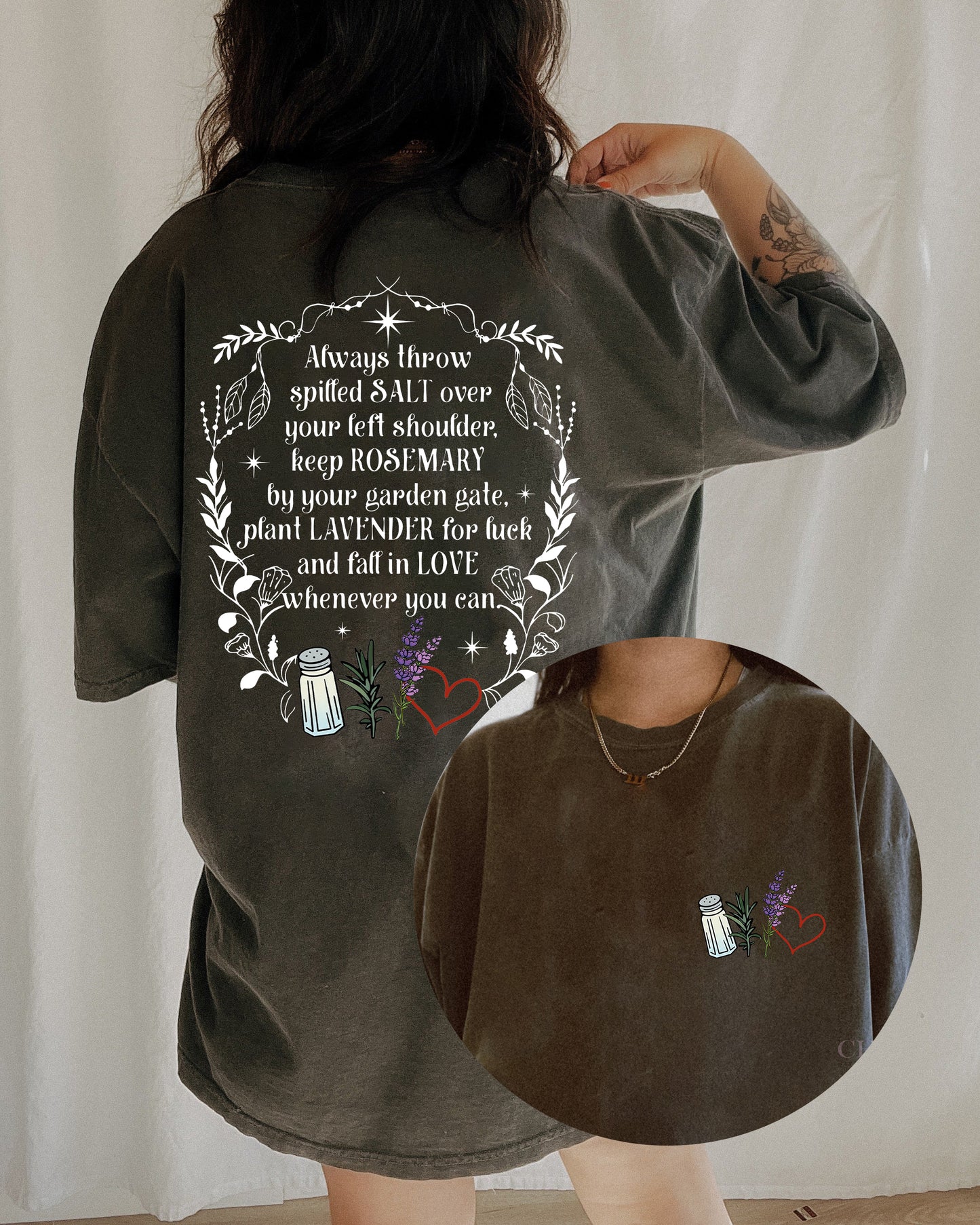 Witchy Salt Rosemary Lavender Love Tee