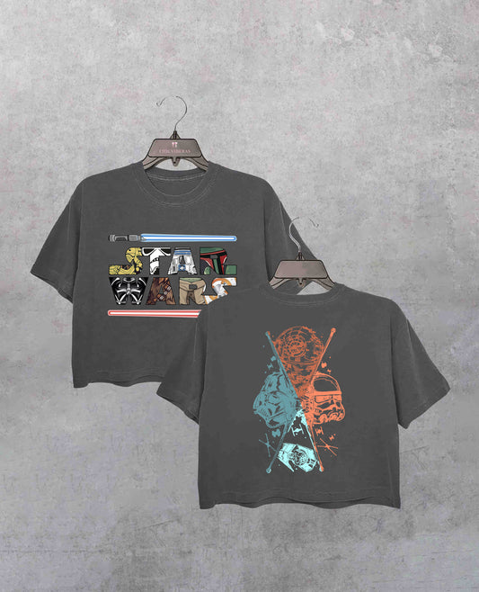 Star Wars 2 Sides Crop Shirt