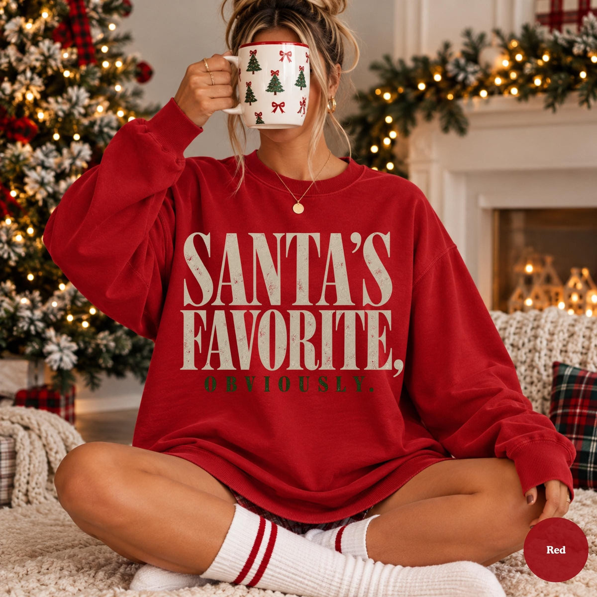 Santa's Favorite Obviously Crewneck
