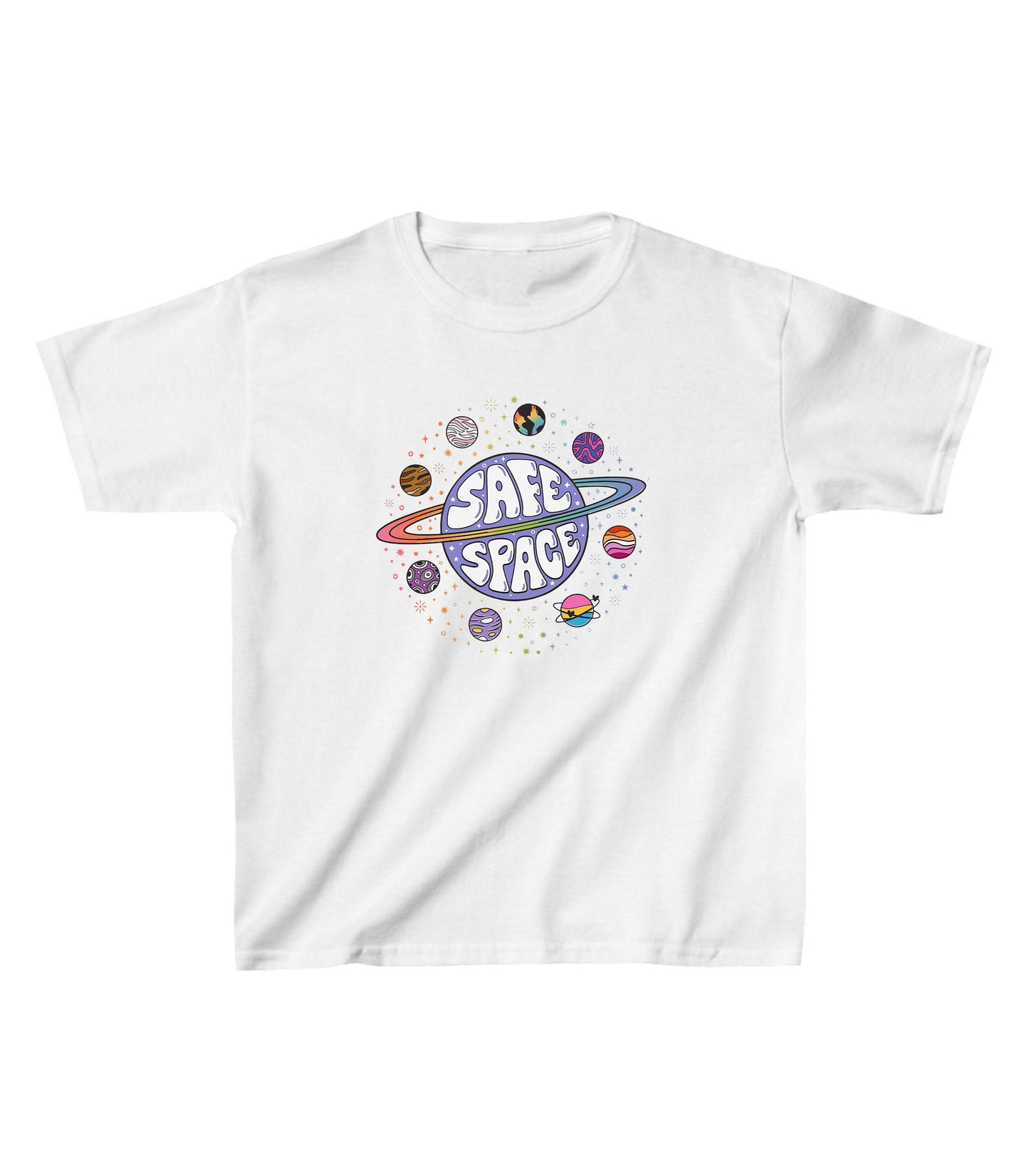 Safe Space LGBTQ Friendly Y2K Baby Tee