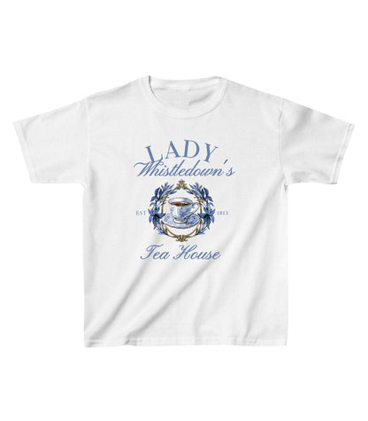 Lady Whistledown's Tea House Y2K Baby Tee