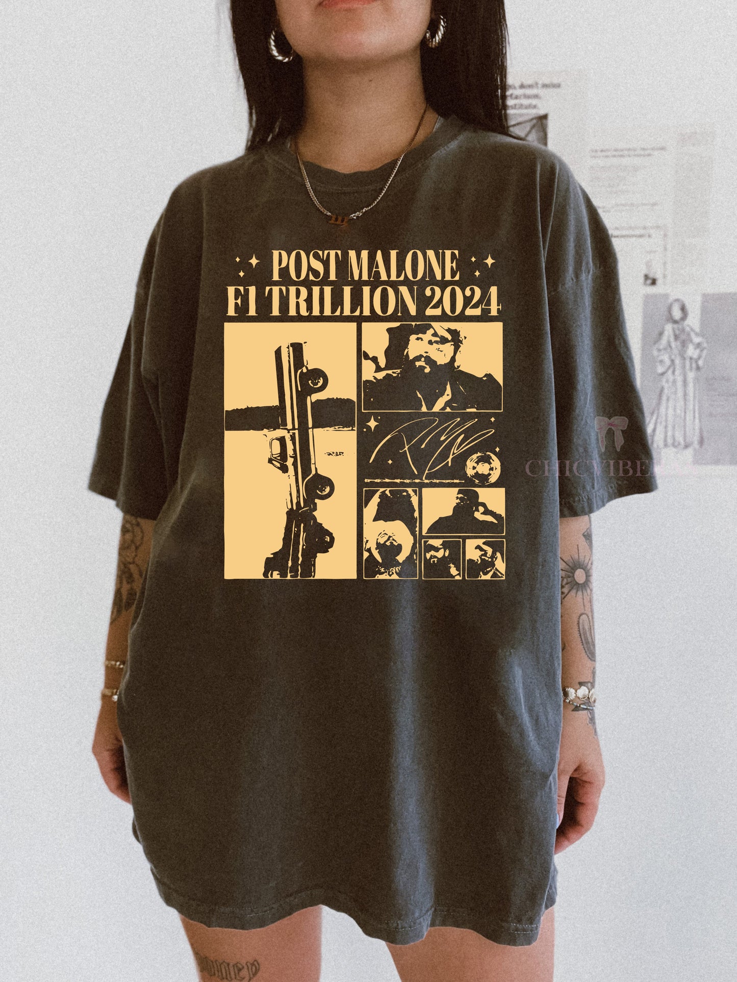 Post Malone F1 Trillion Album Tee