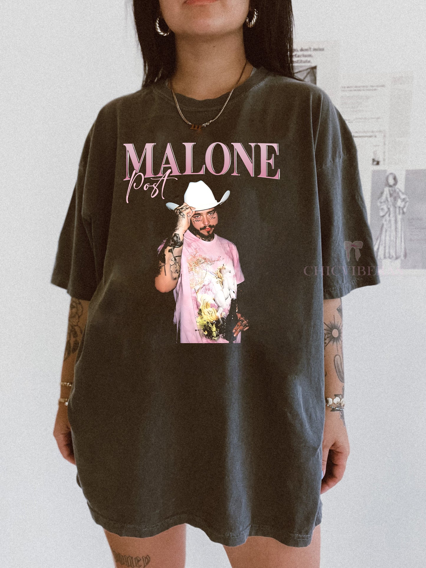 Post Malone Cowboy Western Tee