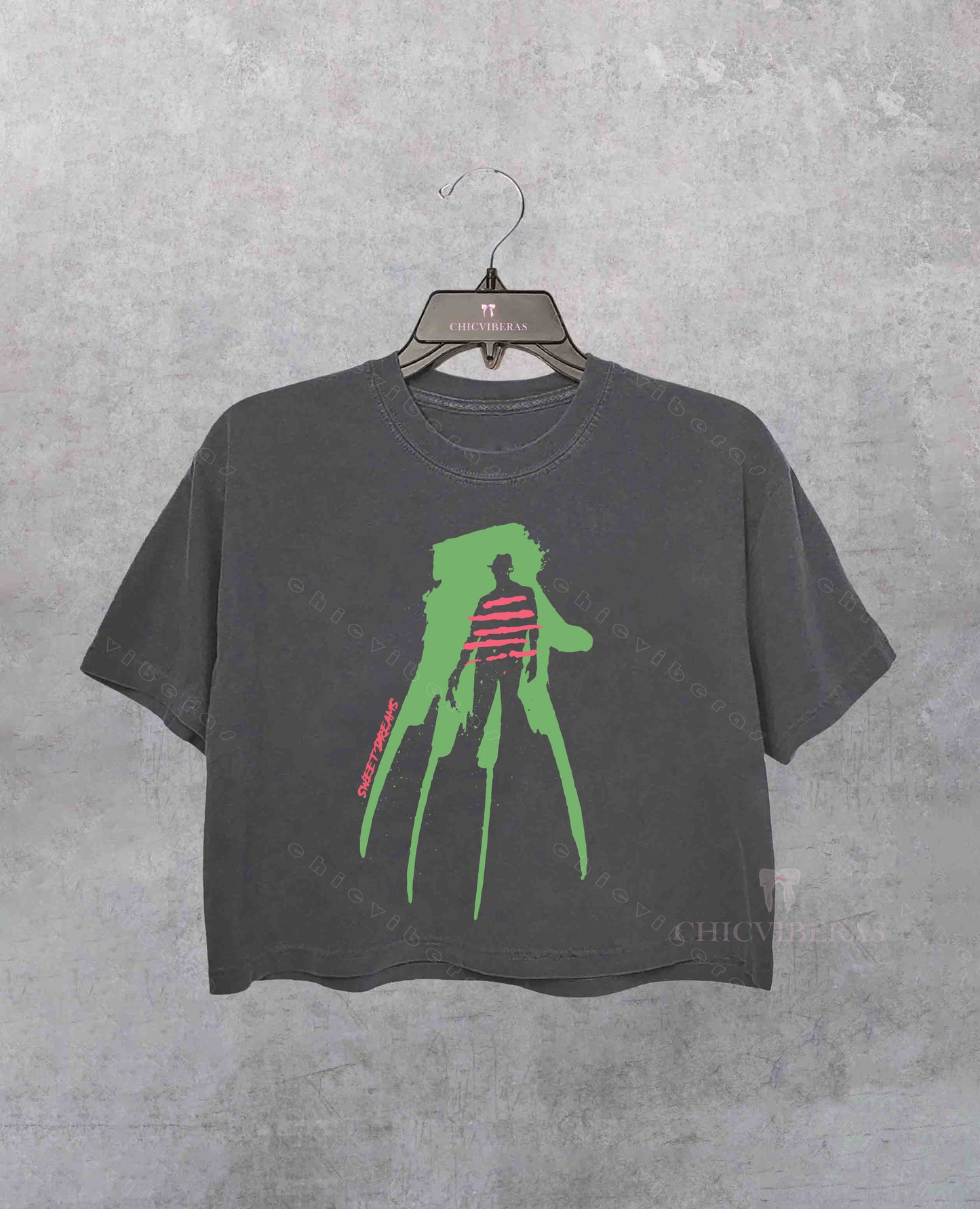 Freddy Elm Street Sweater Memorabilia Crop Shirt