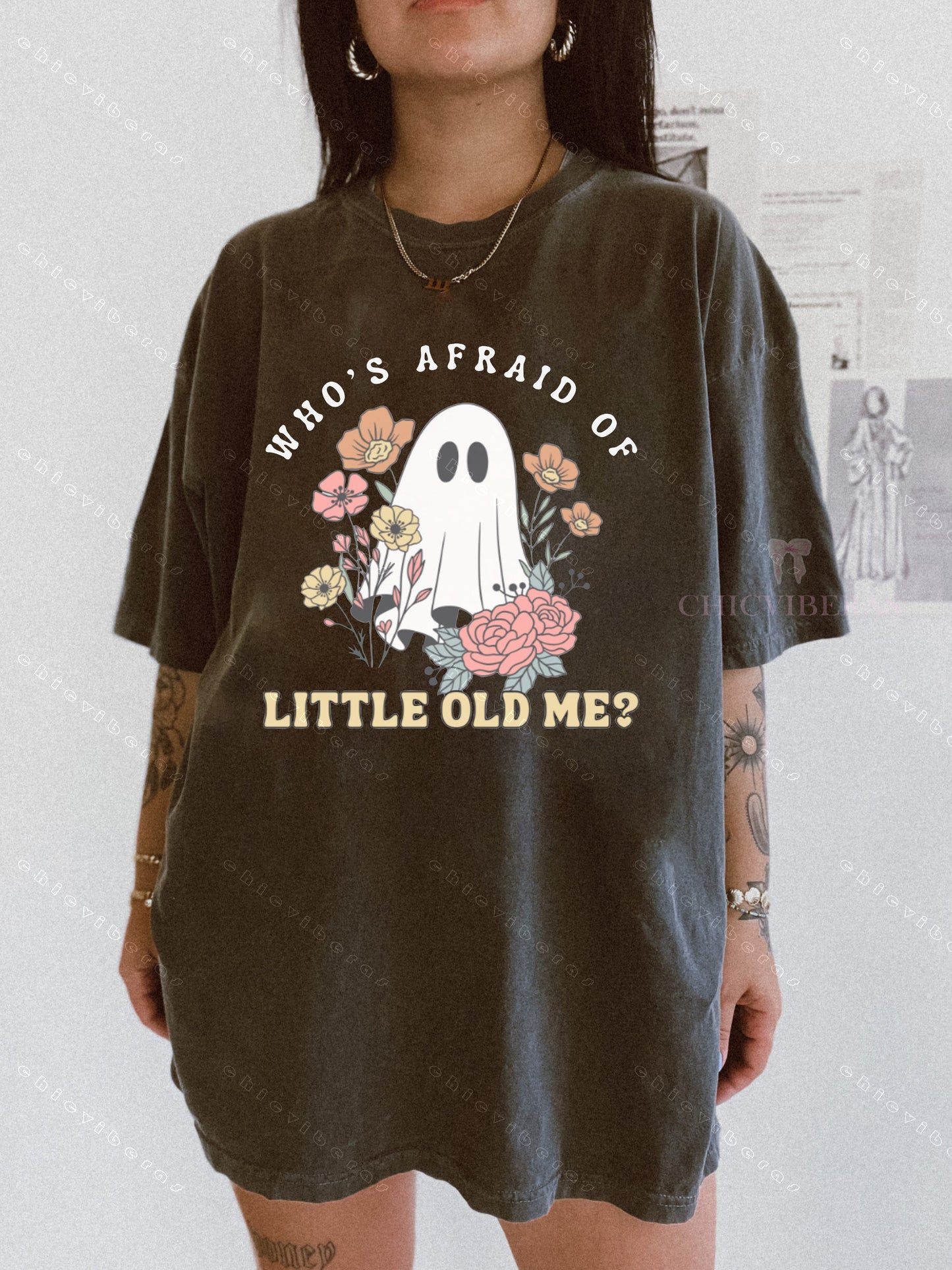 Who's Afraid Of Little Old Me Swift Ghost Tee