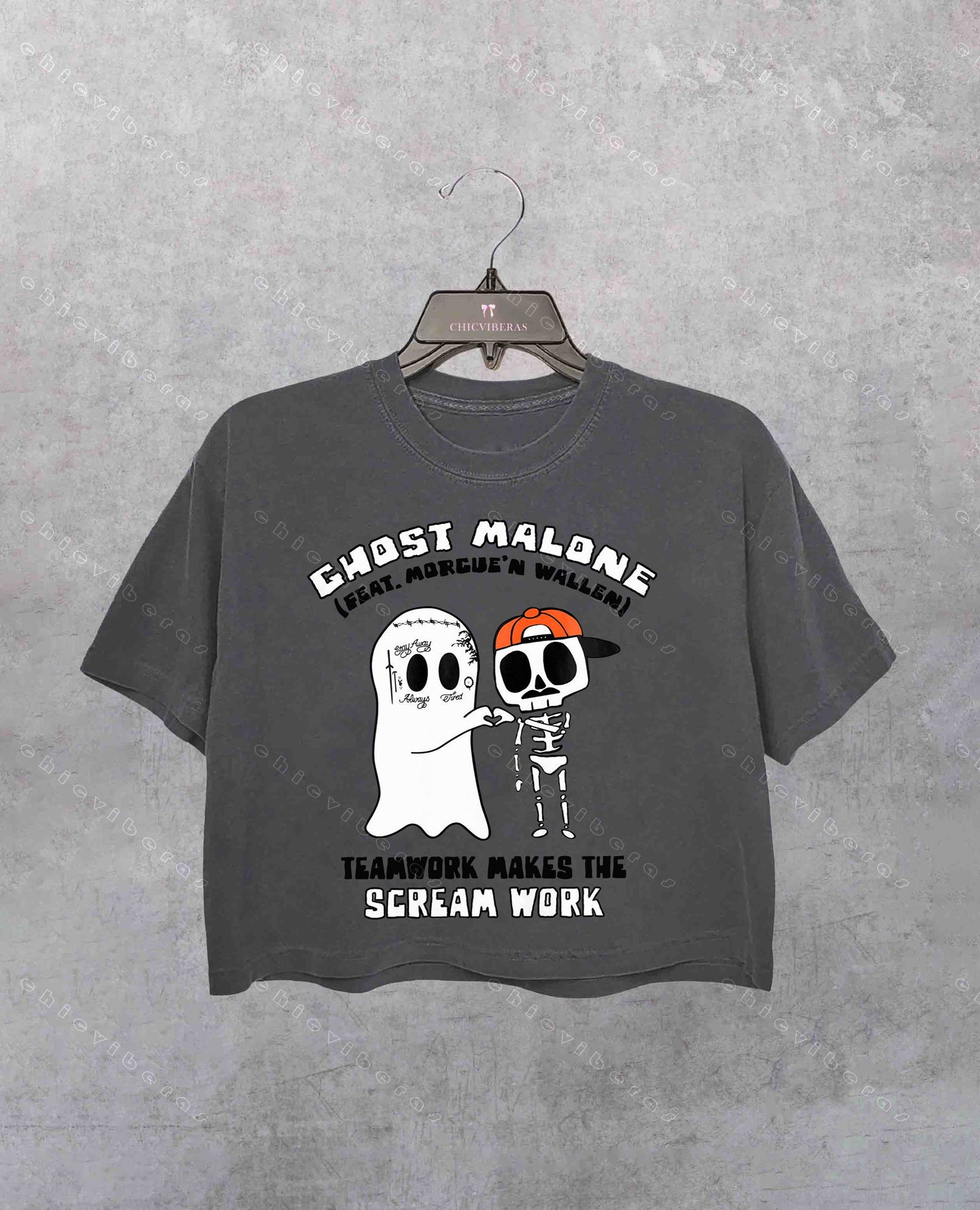 Ghost Malone, Morgan Wallen Crop Shirt