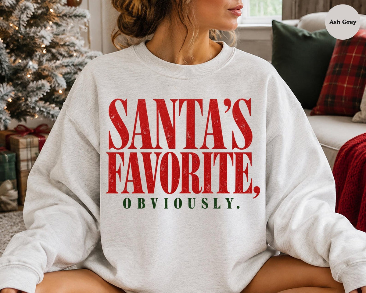 Santa's Favorite Obviously Crewneck