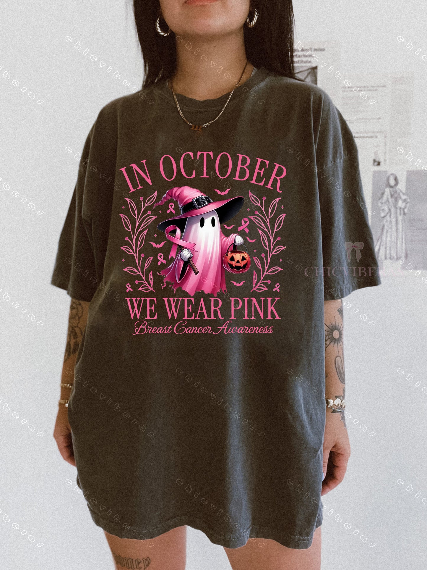 In October We Wear Pink Tee