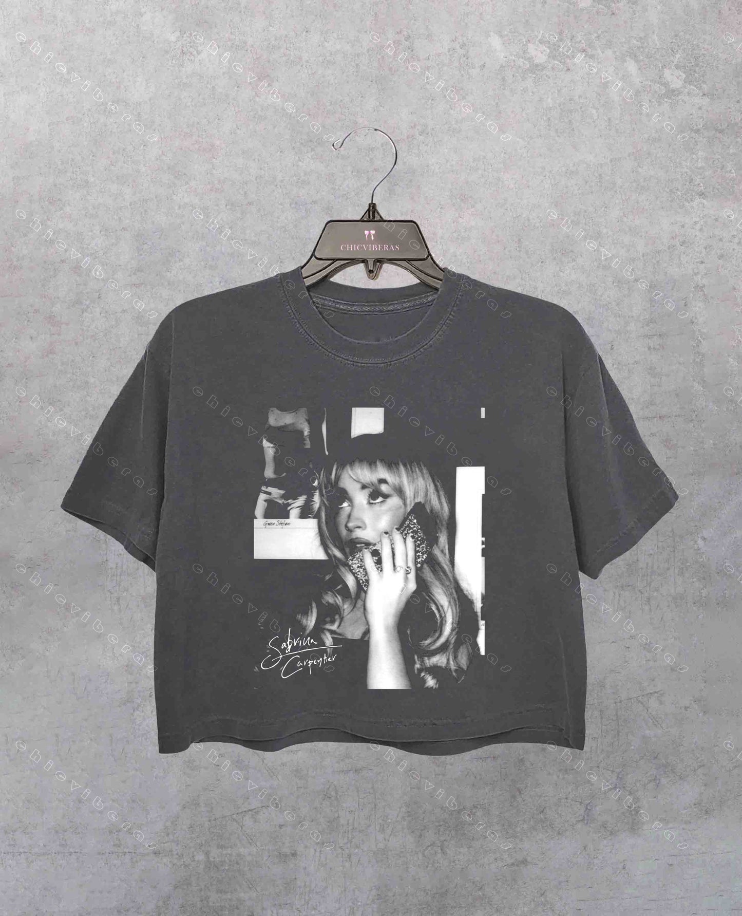 Retro 90s Sabrina Carpenter Crop Shirt