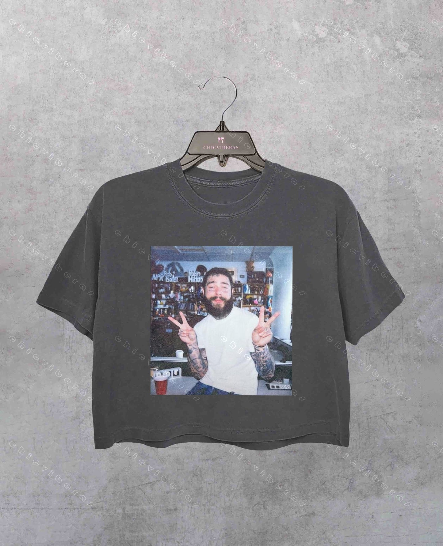 Malone Music The Album Crop Shirt