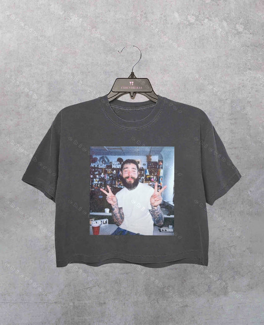 Malone Music The Album Crop Shirt