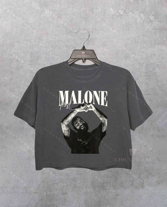 Post Malone Music Crop Shirt