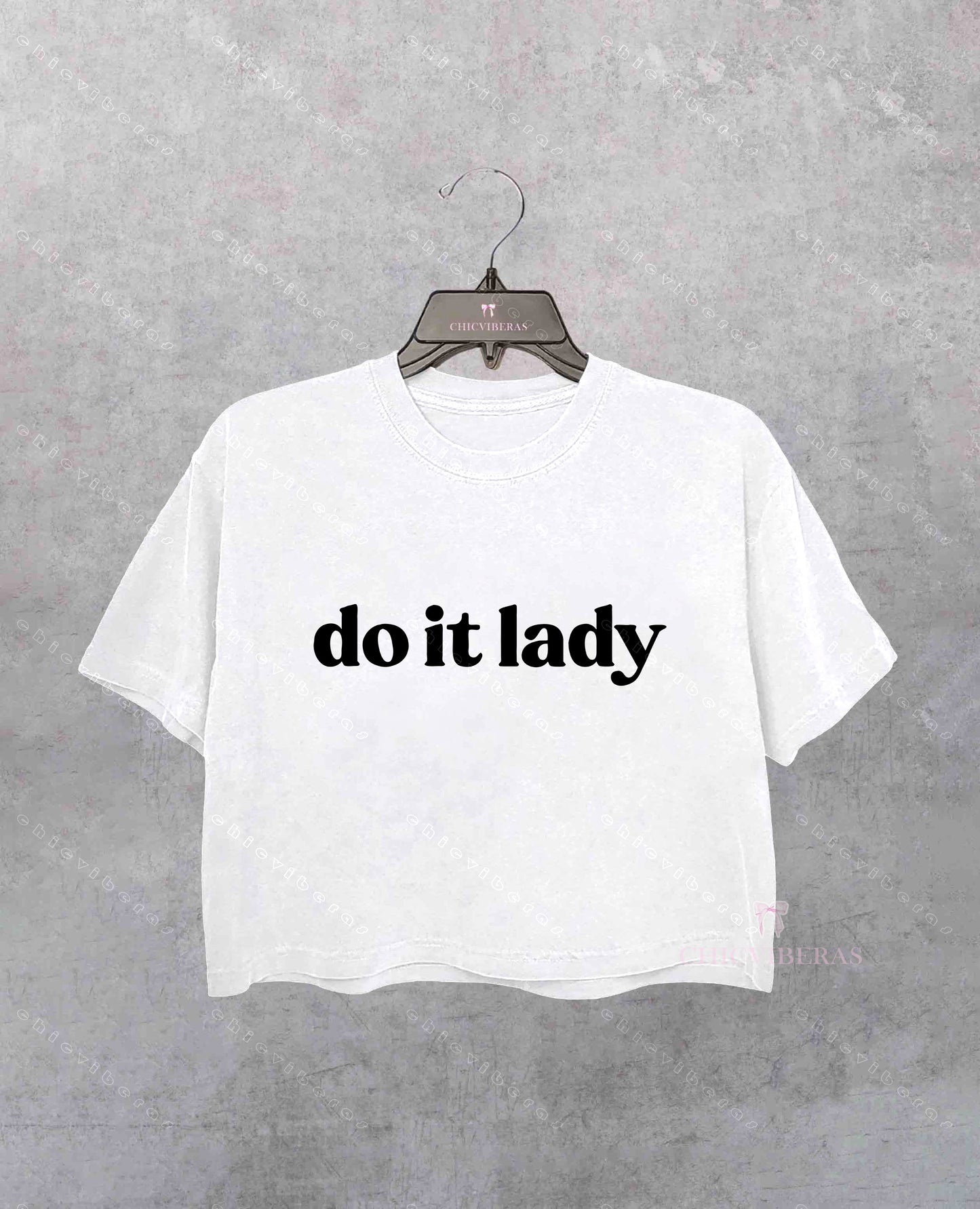 Do it Lady Trendy Viral Meme Crop Shirt