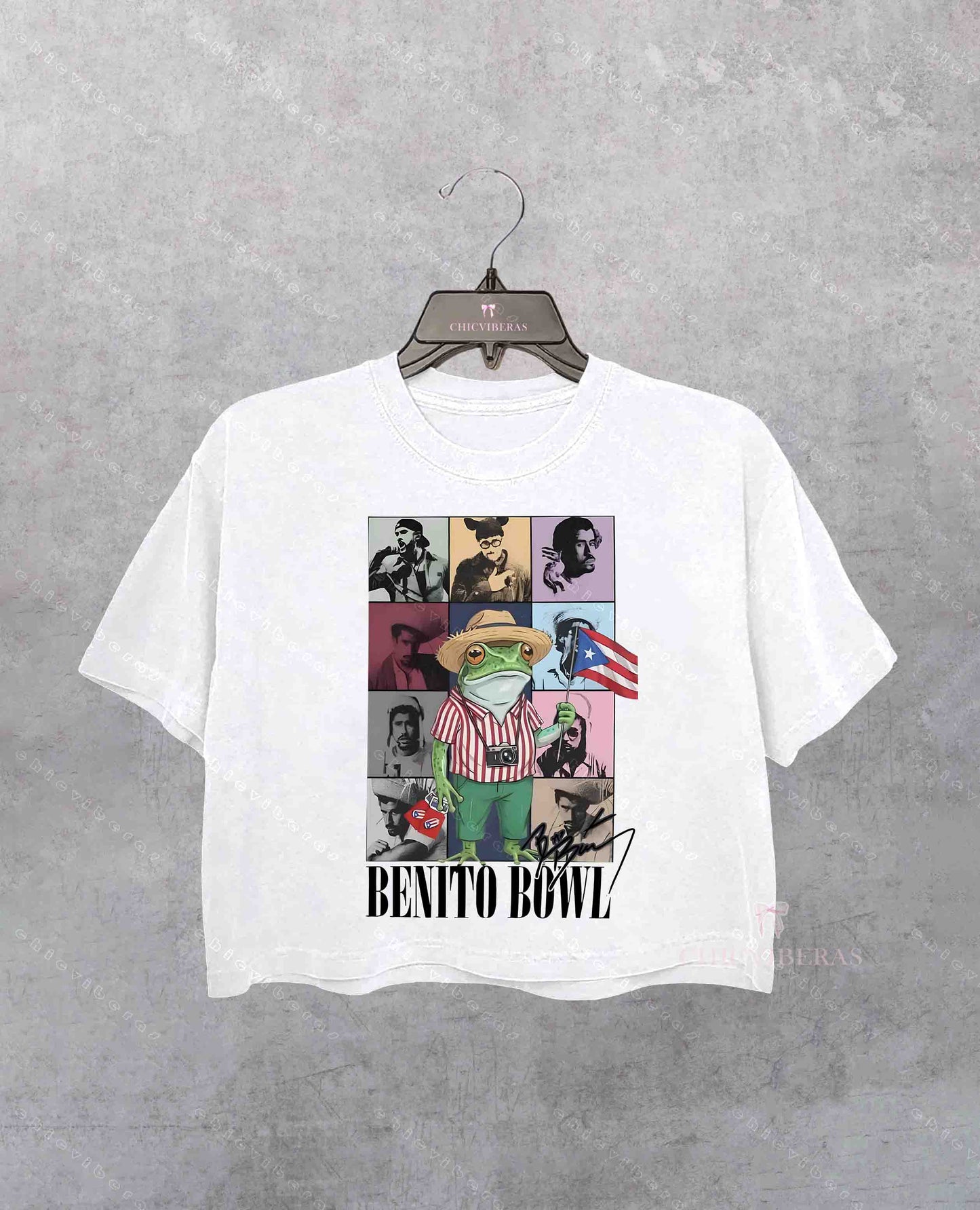 Benito Bowl Puerto Rico Football Crop Shirt