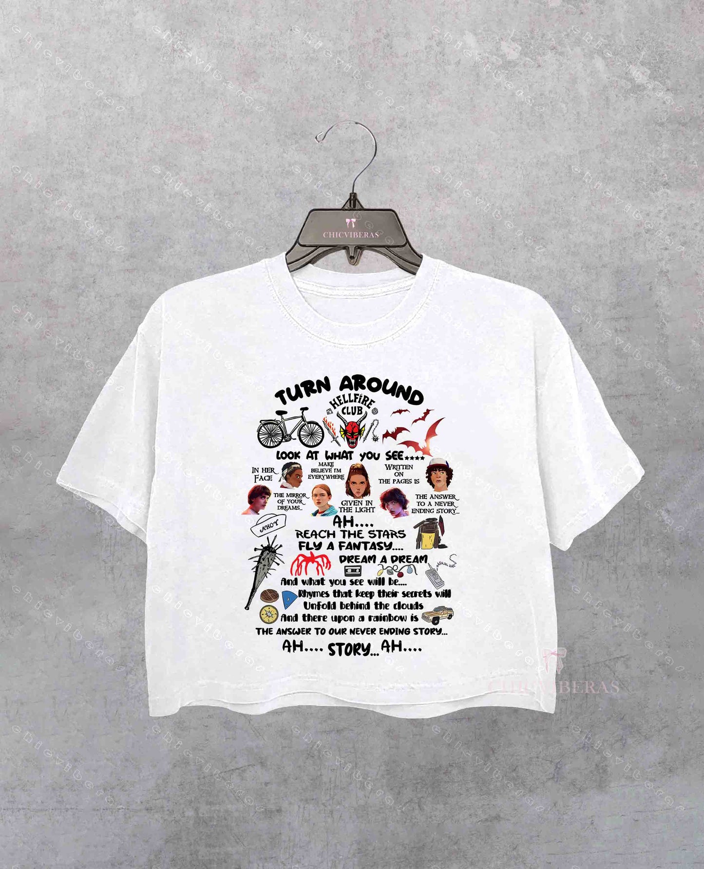 Monster from Upside Down Crop Shirt