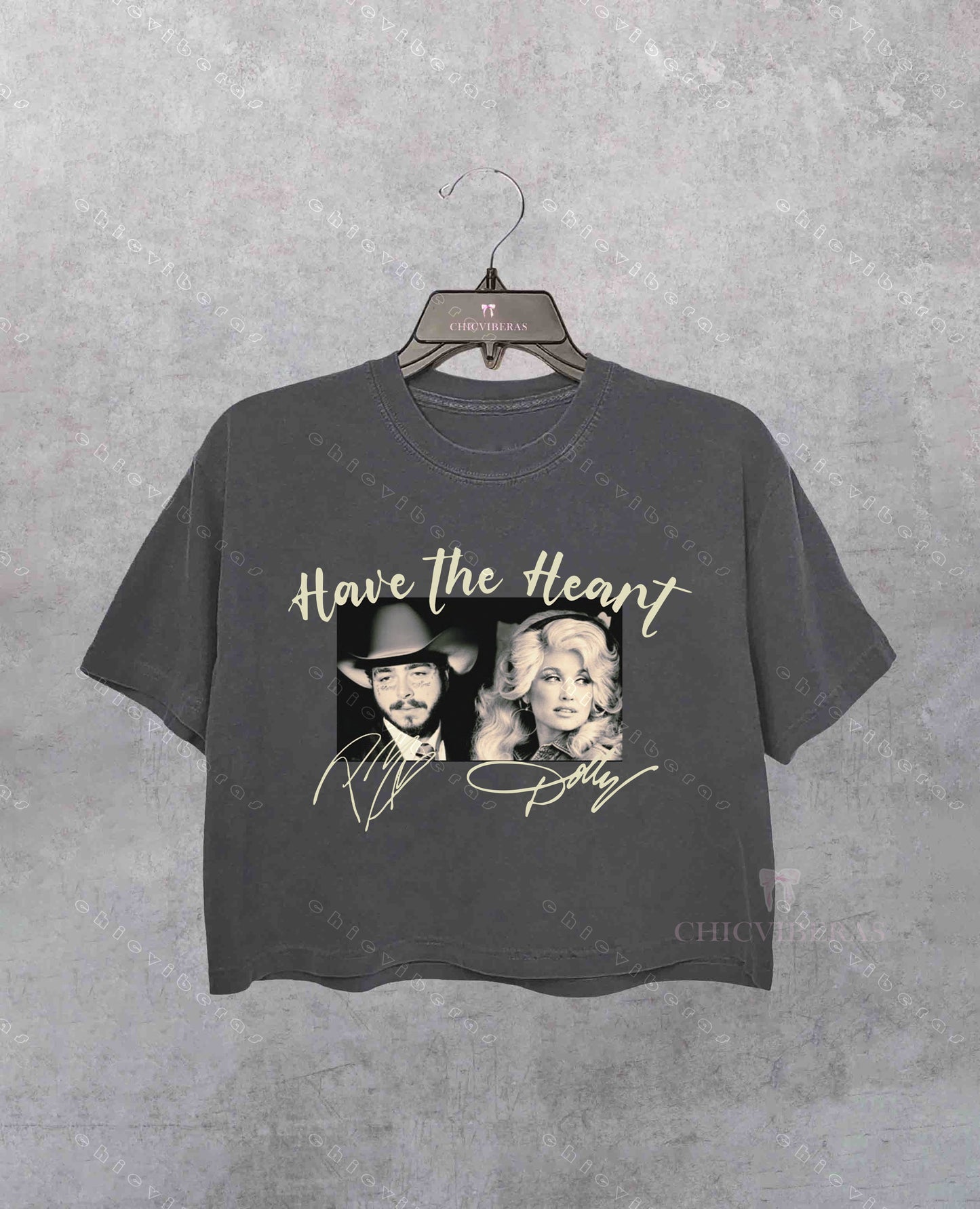 F 1 Trillion Malone Dolly Parton Concert Crop Shirt