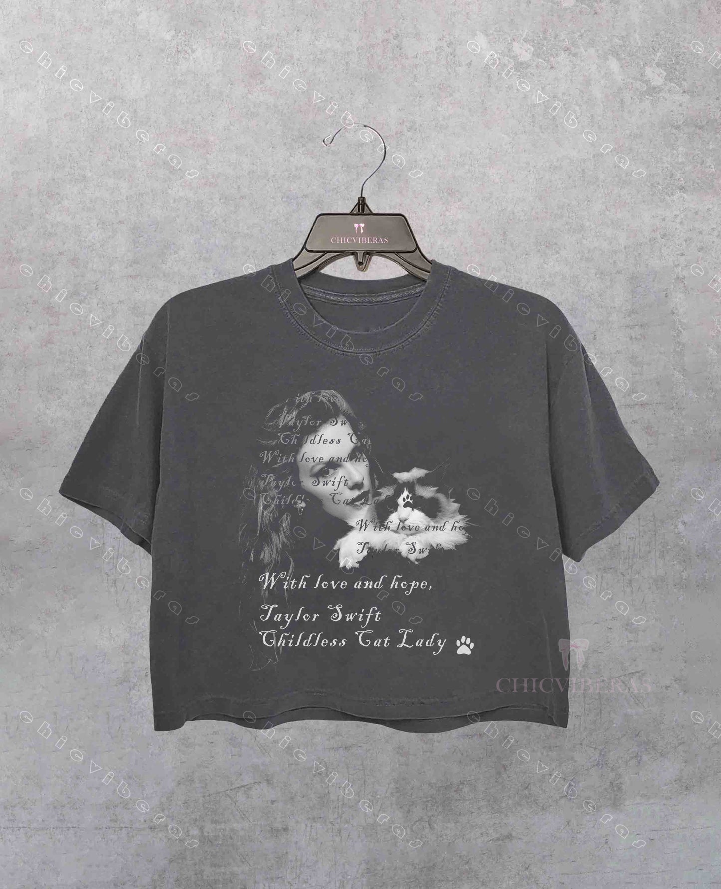 TS Childless Cat Lady Crop Shirt